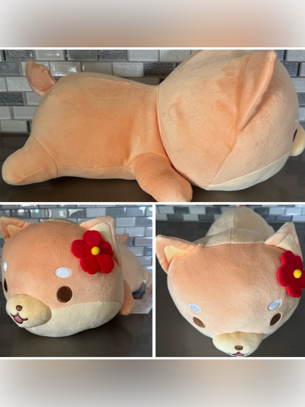 Shiba Inu Plush Pillow Cushion / Kawaii / 14” / Mochi / Limited Edition / NEW